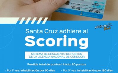 Scoring en Santa Cruz: por conducir alcoholizado y darse a la fuga, quedó inhabilitado