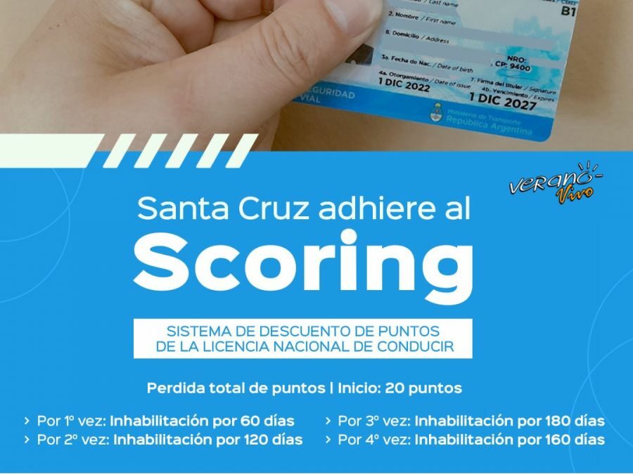 Scoring en Santa Cruz: por conducir alcoholizado y darse a la fuga, quedó inhabilitado