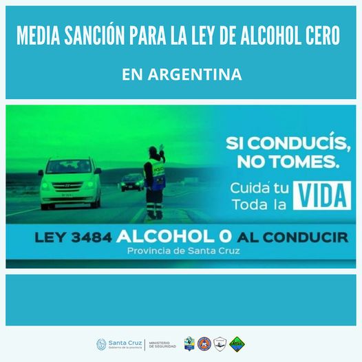 Media sanción de la Ley de Alcohol Cero