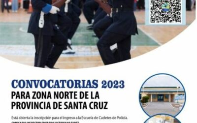 Inician las inscripciones para el ingreso a la Escuela de Cadetes de la Policía de Santa Cruz 2023