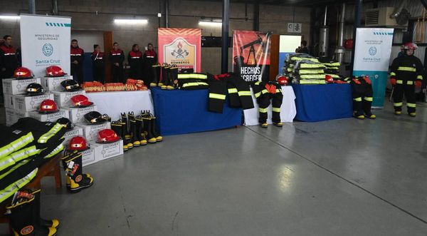 Nuevo equipamiento para nuestros bomberos