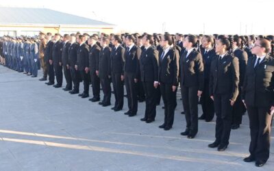 Cadetes de Segundo año y Aspirantes a Agentes realizaron la jura a la bandera